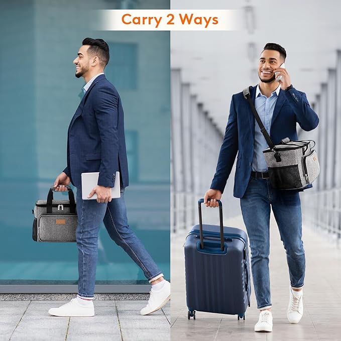 Lifewit Large Lunch Bag Insulated Lunch Box Soft Cooler Cooling Tote for Adult Men Women, Purple 24-Can (15L)