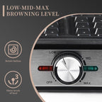 Waffles Maker Waffle Iron, 4 Belgian Square Waffle Maker, Belgian Waffle Maker Thick with Non-stick Plate, Breakfast Waffle Machine Make Waffle in Minutes, 3 Browning Level, 1200W