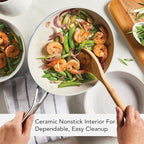 KitchenAid Hard Anodized Ceramic 9-Piece Nonstick Cookware Set – Includes Fry Pans, Saucepan, Stockpot, Durable, Even Heating, Oven Safe to 500°F, Blue Velvet