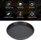 2Pcs Pizza Pan, 6in/9in/10in/12in Deep Dish Round Pizza Pan for Oven, Non Stick Thickened Carbon Steel Baking Pan for Home Kitchen, Dishwasher Safe(12in)