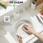 20 Pcs Pots and Pans Set Non Stick, Ceramic Cookware Set Detachable Handle, RV Kitchen Cooking Set Removable Handles, Oven Safe, Induction ReadyStackable Non-stick set, White