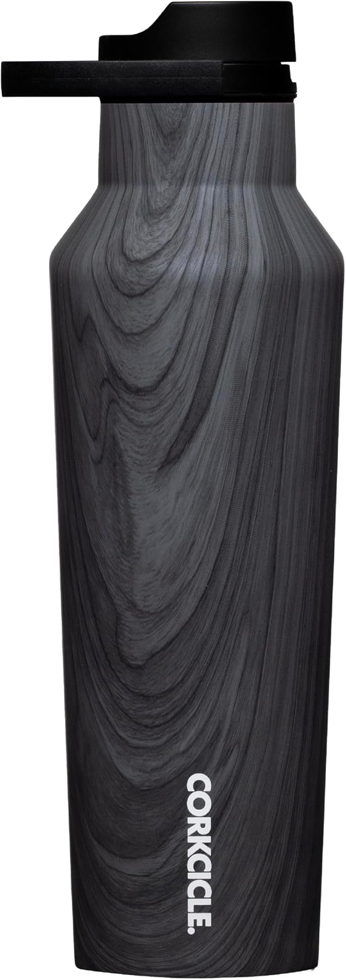 Corkcicle Sport Canteen Insulated Tumbler, Burnt Wood, 20 oz – Reusable Water Bottle Keeps Beverages Cold for 25 Hours & Hot 12 Hours – Cupholder Friendly Tumbler with Screw-On Cap