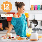 12 Pcs Small White Plastic Appetizer Serving Tray 3 Compartment Serving Dishes Reusable Stackable Sectional Platter Rectangular Divided Split Dish for Restaurant Kitchen Food Candy