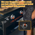 LS‘BABQ Grill Gas Control Knobs, Replacement Parts for Blackstone 17" 22" 28" 36" Gas Griddle,Grill Valve Griddle Knobs, 4 Pack