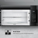 GASLAND Over the Stove Microwave 30 Inch, 1.9 Cu.ft. Over the Range Microwave with 11 Power Levels, One Touch Cooking, 400 CFM,1000W, LED, Turntable, Sensor Cook, Over Stove Microwave Oven, Black