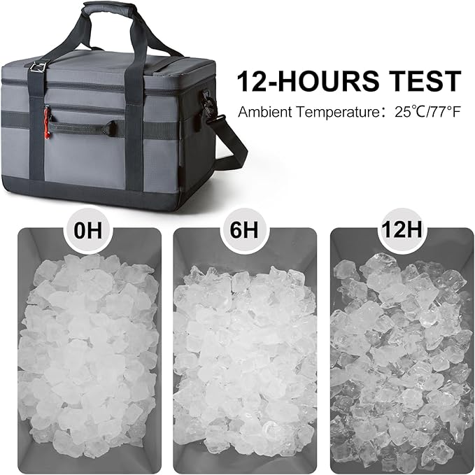 TOURIT Cooler Bag 48/60 Cans Insulated Soft Cooler Large Collapsible Cooler Bag 32/40L Lunch Coolers for Picnic, Beach, Work, Trip