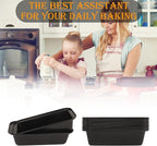 Small Mini Loaf Pans Nonstick Bread Pans Set, 12-Pack, 10x5.1x2.5 in, Thick Carbon Steel, Oven & Air Fryer Safe, Cute Baking Tins, Easy-to-Clean, Durable Bakeware for Mini Bread & Cakes (Black)
