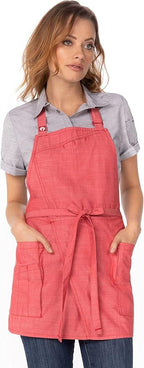 Chef Works Unisex Medford Short Bib Apron