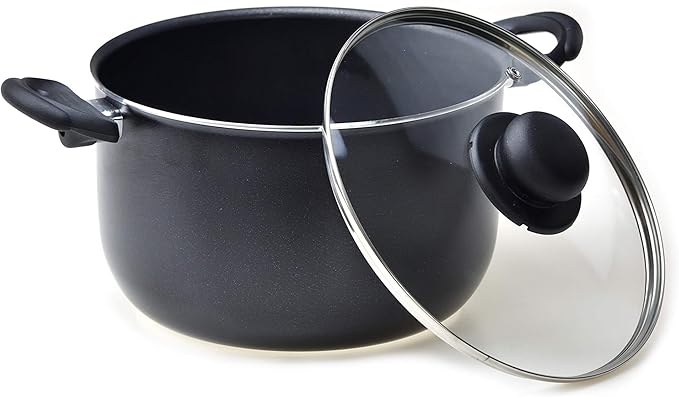 RAVELLI Italia Linea 30 Non Stick Stock Pot (5.2 Quarts)