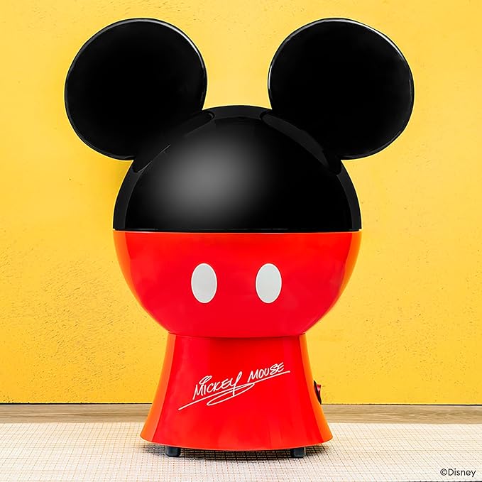 Uncanny Brands Disney Mickey Mouse Popcorn Maker - Kitchen Appliance