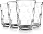 Home Essentials Juice Glasses Set Of 4 Water Tumbler Glasses Cups 7 oz Uses for Juice, Water, Cocktails, and more Beverages. Dishwasher safe…