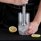 304 Stainless Steel Cocktail Muddler -26cm/10inch Professional Bar Tool with Non-Slip Wooden Grip Product Features