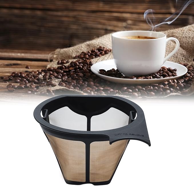 Coffee Filter Screen, Washable Reusable Coffee Maker Filters Coffee Strainer Replacement for CF097 CF090 CF091