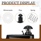 Coffee Machine Brew Basket Bottom Spring Loaded Stopper Kits Compatible with Cuisinart Coffee Makers, Coffee Maker Parts Fit for Cuisinart DCC-1200, DCC-1200BCH, DCC-1200BW Brew Basket (1 Pack)