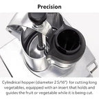 Robot Coupe CL50GOURMET NODISC Single-Speed Cutter Mixer Continuous Feed Commercial Food Processor with Side Discharge, 120v (Discs NOT Included)