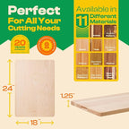 Riveira Maple Wood Cutting Board – Gourmet Maple Grandeur: 24 x 18 Wooden Cutting Board – Natural Wooden Cutting Boards For Kitchen Decorative – Innovative Juice Grooves Maple Wooden Chopping Board