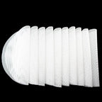 10Pcs 10 inch Silicone Steamer Liners, Non-stick Bamboo Steamer Liner Mesh Mat, Reusable Round Silicone Liners Pad for Home Kitchen Cooking Dim Sum dumpling