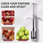 Cherry Pitter Tool, Food Grade Thickened 304 Stainless Steel, Durable and Easy to Clean, Push Type, Large 33mm Cherry Seed Remover, Suitable for Olives, Red Dates, Green Dates and Other Pitter Tool