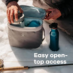 Hydro Flask Lunch Bag - Insulated Reusable Zipper Travel Lunchbox Lunchbag Food Container - Non-Toxic & BPA-Free