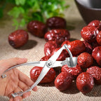 Heavy Duty Cherry Pitter & Olive Corer Tool - Stainless Steel Cherry Pit Remover for Efficient & Olive Pitting - for Making Jam and Dishes