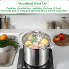 21.5QT Stainless Steel canning pot with rack and lid & canning kit set,water bath canner for canning Beginners,7 pcs Canning Supplies Kit,Compatible with natural gas and induction cookers