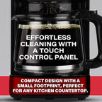 Melitta Aroma Series Programmable Drip Coffee Makers Parent (Aroma Tocco Glass Black 10 Cups)