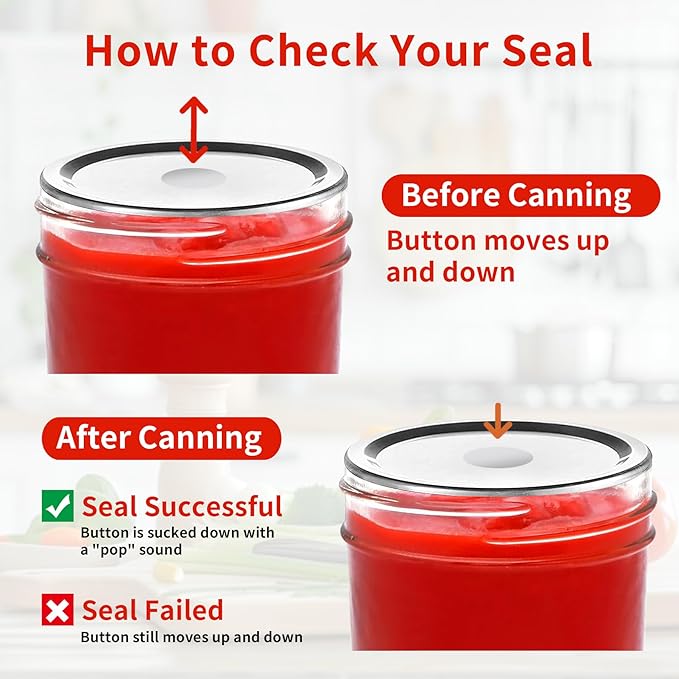 Aliggbent Canning Lids 130PCS, Mason Jar Lids Wide Mouth 86MM Canning Lids Anti-Rust and Leak Proof Airtight Split-Type Lids Silver Canning Flats with Silicone Seals for Mason Jars