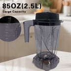 VONCI 2200W Commercial Blender With Sound Enclosure, 85OZ Large Capacity Quiet Blender For Smoothies, Heavy Duty Industrial Blenders For Restaurant, Perfect For Kitchen, Ice Crush, Milk Shake, Fruits
