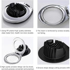 Egg Slicer, BIBURY Egg Slicer for Hard Boiled Eggs, Heavy Duty Egg Cutter for Egg Strawberry Mushroom Soft Fruit, Stainless Steel Wire with 3 Slicing Styles, Easy to Clean