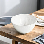 Melamine Bowl Set, Basic White Soup Bowls Set, 6 inch, 24oz All purpose/Soup/Salad Bowls Set of 6, Unbreakable Durable, Dishwasher Safe, BPA Free - Perfect for Soups, Salads & Entertaining