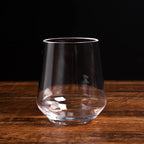 KX-WARE Unbreakable 16-ounce Acrylic Stemless Wine Glasses All Purpose Plastic Tumbler, set of 6 Clear Dishwasher Safe BPA Free Classic Style