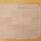 Silicone Dish Drying Mat for Multiple Usage,Easy clean,Eco-friendly,Heat-resistant Silicone Mat for Kitchen Counter or Sink,Refrigerator or Drawer Liner Translucent 2XL 24 inches x 18 inches