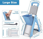 2025 Upgraded Version All-in-1 Mandoline Slicer for Kitchen & Adjustable Mandoline Slicer. Detachable Blade, Cut Slice, Strips, Dice, Shred and Chop, Versatile Kitchen Veggie Chopper