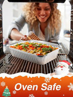 60 Pack 8x6 Disposable Aluminum Pans Aluminum-Foil-Pans-Tin-Foil-Baking-Pans-Tin-Trays-Food-Containers-for-Meal-Prep-Cooking-Roasting-Heating