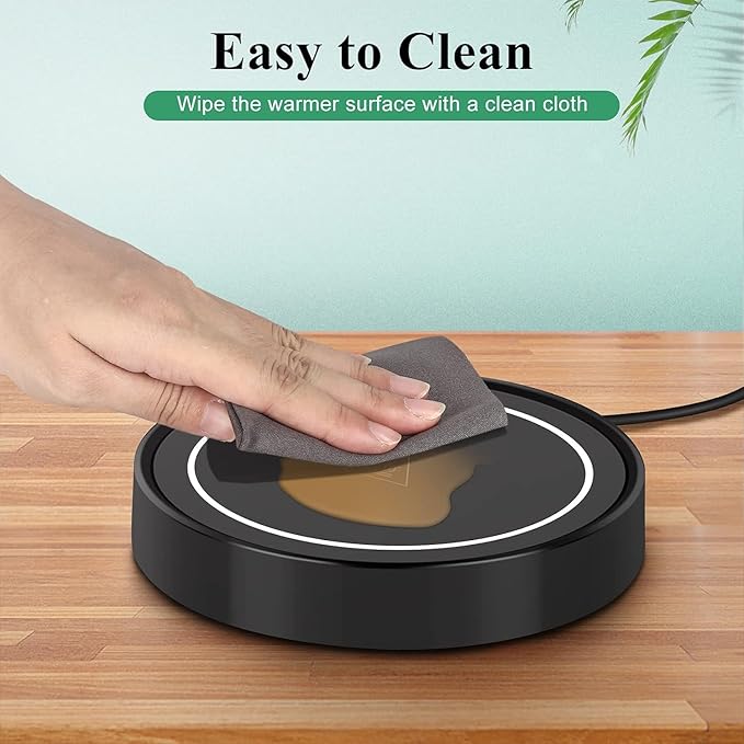 Coffee Mug Warmer with Automatic Gravity Switch,Electric Beverage Warmers for Office Home Desk Use, Smart Cup Warmer Thermostat Coaster Apply to Hot Coffee,Tea Espresso Milk Candle Wax On/Off