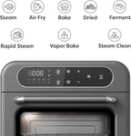 CIARRA 8-in-1 Steam Oven Countertop with Air Fryer, 13QT Mini Convection Toaster Oven with Steam, Rapid Steam, Air Fry, Vapor Bake, Steam Clean, Bake, Dried, Ferment