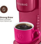 Keurig K-Express Single Serve Coffee Maker – Strong Brew Option, 42oz Reservoir, Sleek Design for Holiday Hosting & Gifting, Holiday Berry