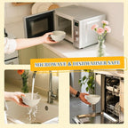 Homienly 10 OZ Dessert Bowls Wheat Straw Small Bowls Reusable Kids Bowl Mini Bowl for Ice Cream, Side Dishes, Fruit, Snack, Portion Control Unbreakable Lightweight Bowl Set, Microwave Safe (Beige)