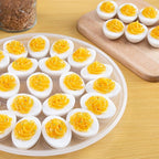 HANSGO Deviled Egg Containers with Lid, Portable Deviled Egg Platter Carrier Holder Trays with 22 Slots for Holiday Party and Home Kitchen, Clear