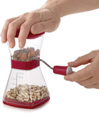 PrepWorks Nut Chopper – Manual Handheld Nut Grinder for Chopping Nuts, Seeds, and Herbs, Easy to Use, BPA-Free