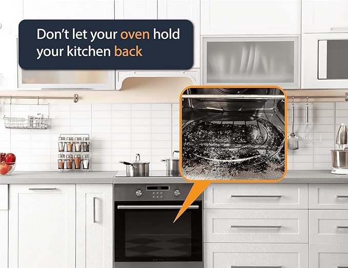 Oven Liners for Bottom of Oven - 2 Pack Large Heavy Duty Mats, 17”x25” Non-Stick Reusable Liner for Electric, Gas, Toasters, Grills - BPA & PFOA Free Kitchen Accessory to Keep It Clean (Copper)