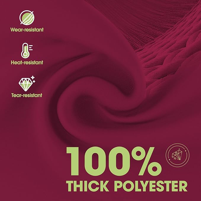 Pureegg Rectangle Table Cloth 60" x 84" – Durable Polyester Tablecloth Offers Reusable & Washable Protection, Ideal for Outdoor Party, Picnic, Wedding, Banquet and Birthday, Fuchsia