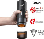CERA+ Portable Espresso Maker Pro (51mm Basket) & Travel Bag, Self-Heating Electric Espresso Machine for Ultra-Fine coffee Grind, 20 Bar USB-C,Mini Coffee Machine for Camping, Hiking, Office, Car