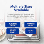 New Star Foodservice Commercial 18-Gauge Aluminum Sheet Pan & Silicone Baking Mat (13 by 18-Inch (Half Size))