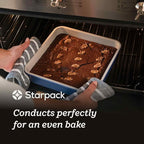 Starpack 'Bakers Gonna Bake' High Performance Nonstick Rectangular Baking Pans set of 3