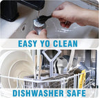 Garlic Press, Garlic Mincer Easy-squeeze Ergonomic Handle, Rust Proof, No Need To Peel, Professional Ginger Press & Garlic Crusher with Handy Cleaning Brush- Dishwasher Safe