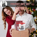 [Upgraded Larger Capacity] Electric Salt and Pepper Grinder Set with USB Charging Base, 95ml Large Capacity, Adjustable Coarseness,Stainless Steel Automatic Pepper Mill (Upgraded Capacity-A)