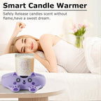 PUSEE Coffee Mug Warmer with Auto Shut Off, 3 Temp Control, Candle Warmer Plate, Enjoy Warm Coffee & Tea, Gifts for Women & Men