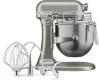 KitchenAid KSMC895CU 8-Quart Commercial Countertop Mixer with Bowl Guard, 10-Speed, Gear-Driven, Contour Silver