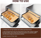 Air Fryer Parchment Paper for Ninja 8-in-1 Flip Toaster Oven SP151, 100PCS Air Fryer Disposable Liners for Ninja Foodi Airfryer Combo